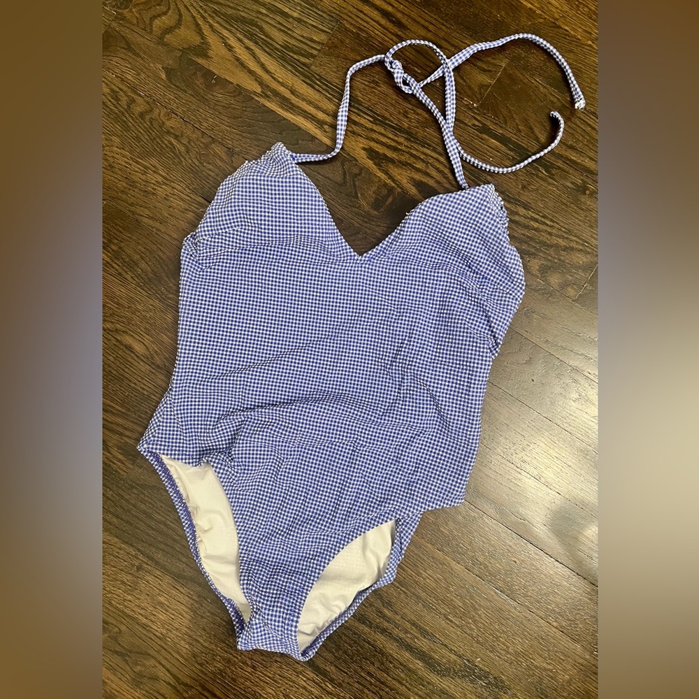 J. Crew women’s One Piece in Blue Check